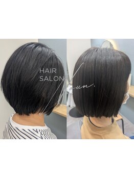 カラーによる地肌へのダメージにお悩みの方にお試しいただきたい*負担の少ないカラー剤をご用意しています.