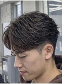 ショートフェザーパーマ