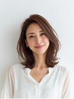 e.m.a プレミアムビューティーサロン 栄駅店(e.m.a PREMIUM BEAUTY SALON)&nbsp;レイヤーカット/イメチェン/外ハネボブ/美髪/ワイドバング/髪型