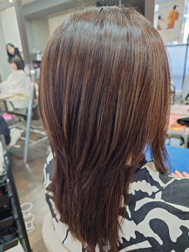 アヴァンス 北花田店(AVANCE) ミディアムウルフレイヤー×アッシュブラウン