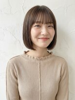 ヘアーメイク ピグレット(HAIR MAKE PIGLET)&nbsp;髪質改善/小顔ヘア/大人可愛いツヤ感ボブ髪型30代40代50代60代