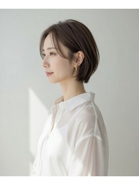 ゲイン(Gain) ショートカット・レイヤーカット×白髪ぼかし