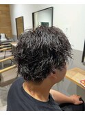 韓国ヘアハッシュカットダブルハイライトカラー【Lapista池袋】