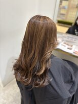 テラス アヴェダ 大丸心斎橋店(Terrace AVEDA)&nbsp;透明感ブラウン×韓国風くびれロング