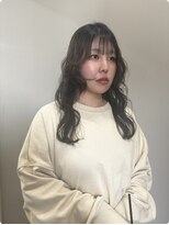 ヌークバイラヴェスト 四日市(neuk by lovest) 〔mirisa〕ピンク×エンドカラー 韓国ウェーブ