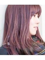 ルーシー ヘアデザインワークス(Lucy Hair Design Works)&nbsp;フルーレセントピンク×デザインカラー