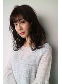 スウィングカールミディ【ラベンダーグレー】