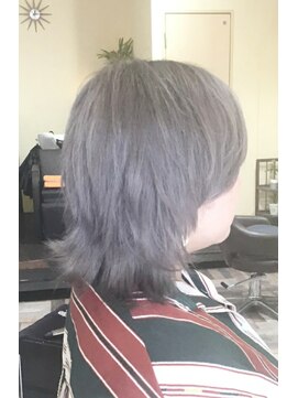 サムブリッジ(SOMEBRIDGE) ★ホワイトグレージュのマッシュウルフ★【SOMEBRIDGE亀有】