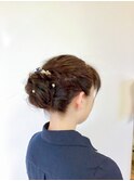 結婚式およばれヘアー