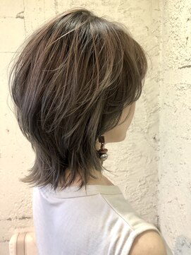 ペネロープ(Penelope) マッシュウルフ/レイヤー/透明感カラー　　担当　夕島