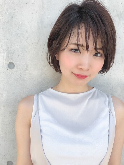 白髪染めリタッチカラー+似合わせカット+2stepTR