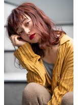 ケアリー 武蔵小杉(Carelly)&nbsp;大人かわいい前髪セシルカットココアブラウンフリンジウェーブ