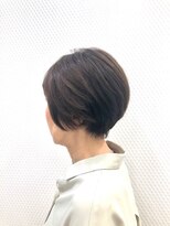 クオリス 上福岡店(QUALIS)&nbsp;小顔ショート/ハンサムショート/暗めカラー/アッシュ/50代60代