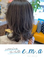 エマヘアデザイン(e.m.a Hair design) ハイライトグレージュ