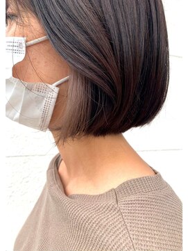 ビオトープミヨシ(Bio-Top MIYOSHI) イヤリングカラー×ヘーゼルベージュ×サマーカット◎30代40代