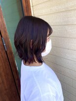 イコウヘアデザイン(icou hair design)&nbsp;人気の切りっぱなしボブは～秋っぽカラー～で変化をつけて