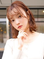 ラフィス ヘアー シュヴァル 熊本店(La fith hair cheval)&nbsp;【La fith】眉上バング×大人ボブパーマ