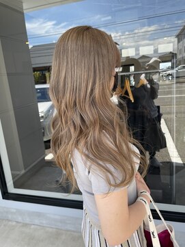 ナンバー(number+) 20代30代40代ダブルカラーミルクティーアッシュ透明感カラー