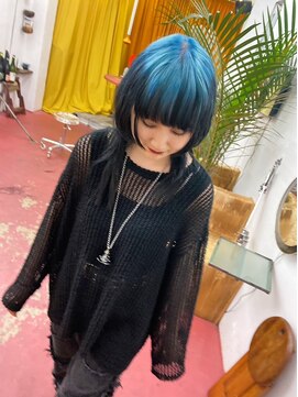 フィン(fin,) Ayato/セクションカラー/グラデーションカラー/ペールベージュ