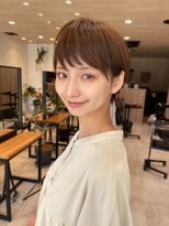 ムーン バイ ケンジ(moon by KENJE)&nbsp;【hisida】#ショートボブ #暖色ベージュ