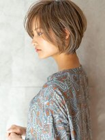30代/40代/50代・絶壁解消・小顔前下がりショートボブ【中村】