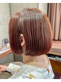 ショートボブ/ショートヘア/ベージュ/丸みショート/丸みボブ