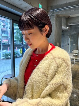 ハマモト ミニボブ　パープルカラー