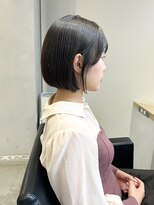 レトン 銀座(leton)&nbsp;切りっぱなしボブ/美髪/小顔バング/黒髪/銀座