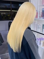 ベレーザ 渋谷(BELEZA)&nbsp;6996韓国ブロンドハイライトグラデーション艶髪ハイトーンカラー