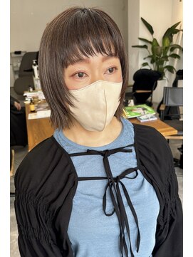 ムニ(MUNI) *レイヤーボブ×シナモンブラウン*