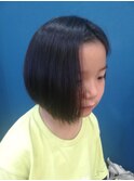 可愛い楽な小学生ボブ♪