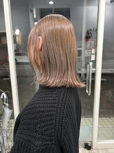 ソピ(sopi) ミルクティーベージュ×外はねボブ