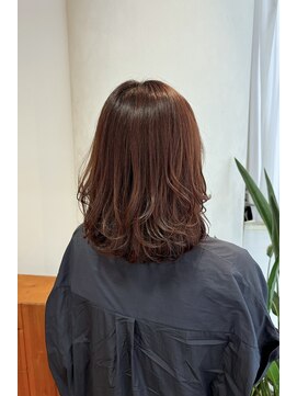 フレア 心 武庫之荘(flare) ミディアムレイヤー×ナチュラルブラウン