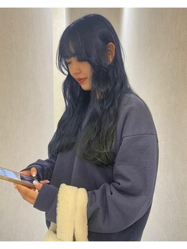 エムサロン 高崎あら町テラス店(emusalon) 【茉雪】ブリーチなしでできるブルー