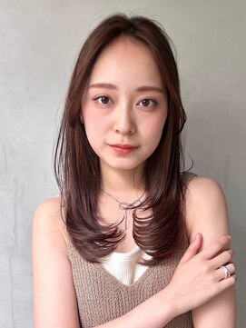 リヤン 表参道(lyann) エアリーカールサイドバングワンカール小顔カット艶感愛され