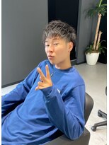 メンズサロン キング 梅田店(Men’s salon K!ng)&nbsp;波巻きツイストスパイラルパーマ/フェザーパーマ/眉毛