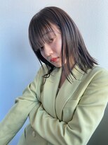 ワンクリエーション(ONEcreation) イメチェン/レッドブラウン/フルバング/似合わせカット/愛甲石田