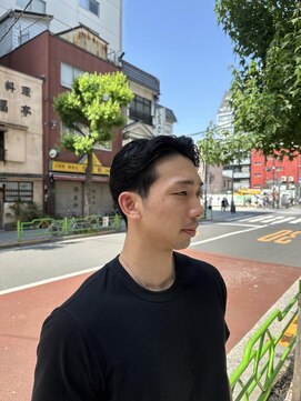 フランクスバーバーリザーブ 人形町店(FRANK’S BARBER RESERVE) メンズナチュラルセンターパートM