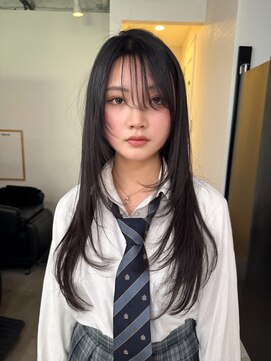 バンクスヘアー(BANK'S HAIR) 韓国風ロングレイヤー×シースルーバング