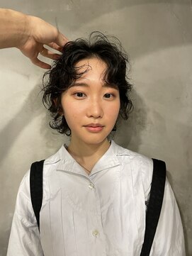 キーチェ 梅田中崎町(keych) レイヤーカット/ウェーブミディアム[中崎町/梅田駅］