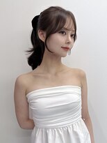 ハピネス 梅田茶屋町店(HAPPINESS)&nbsp;韓国風/レイヤーカット/顔周り/顔まわり/髪質改善/ベージュ