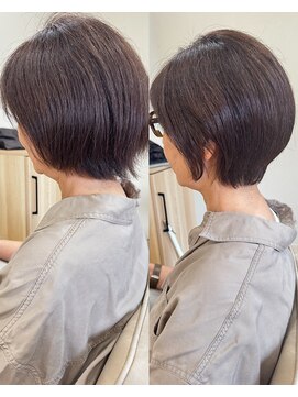 ムー(muu) 襟足スッキリくびれショート【高崎/高崎ショート】