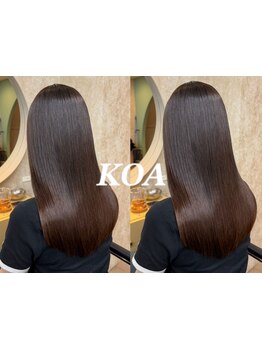 【表面のうねりやクセが気になる方必見！】忙しい朝のスタイリングや毎朝の髪の悩みも《Koa》で解消◎