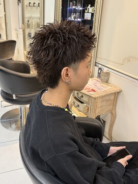 アイズ 海老名(AIZU) スパイキーショート スパイキーウルフ メンズカット メンズヘア