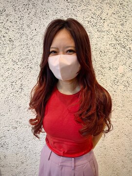 DAMANI 表参道 髪質改善/ヘッドスパ/ハイライト/白髪染め/白髪ぼかし/縮毛矯正 似合わせカット/ミディアムレイヤーカット[表参道駅]