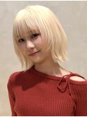 グランマッシュ/オリーブグレー/ショート/ヘイリーボブ/原宿
