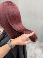 ギークス(GEEKS) 【GEEKS渋谷】バーガンディ/ハイトーン/全頭ブリーチ/イメチェン