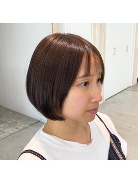 グランデュール 東静岡池田店(GRANDEUR) 丸みショートボブ 10代20代30代にオススメ