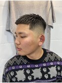 メンズカットフェードスキンフェードクロップバーバー