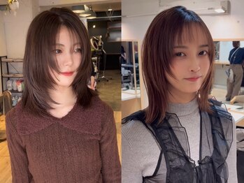 twi【トゥイ】【5/1NEW OPEN(予定)】の写真/【烏丸御池3分】レイヤーカットで顔周りに絶妙なニュアンスを*結んでもおろしても大人可愛く♪